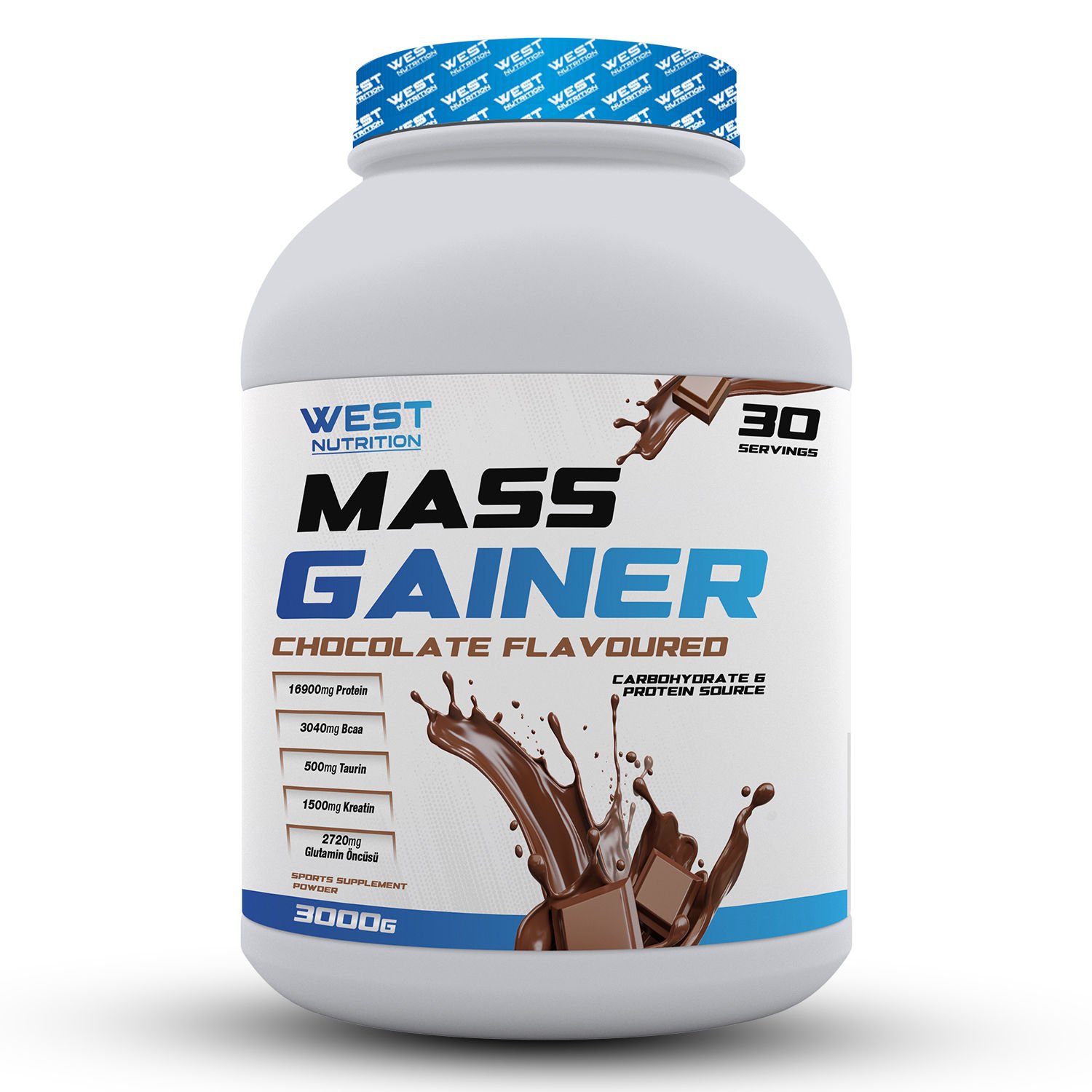 Mass Gainer Karbonhidrat Tozu 3000 g 30 Servis